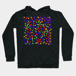 Colorful dots background Hoodie